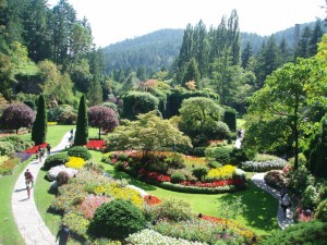 Scenic View at Butchart Gardens