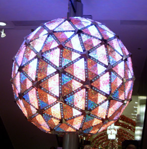image of Times Square ball dropping
