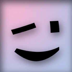 image of winking face